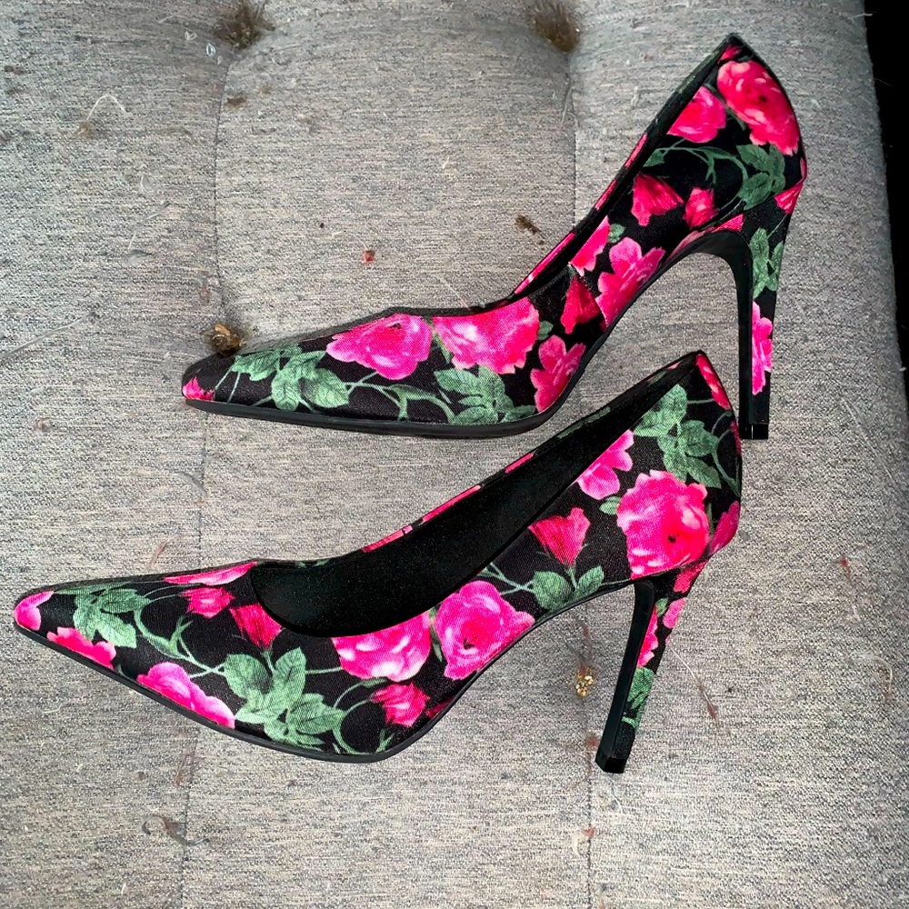 “Christian Siriano for Payless” Floral Heels